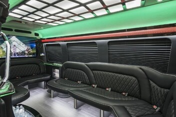 Alexandria Sprinter Party Bus Interior