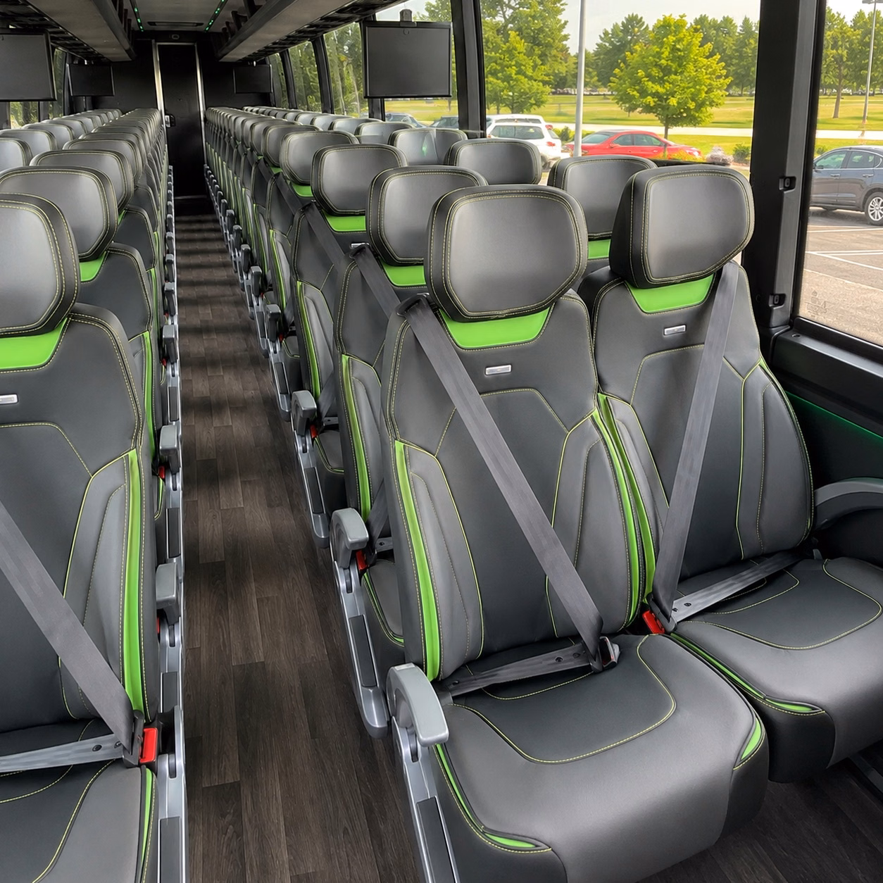 alexandria charter bus interior gallery