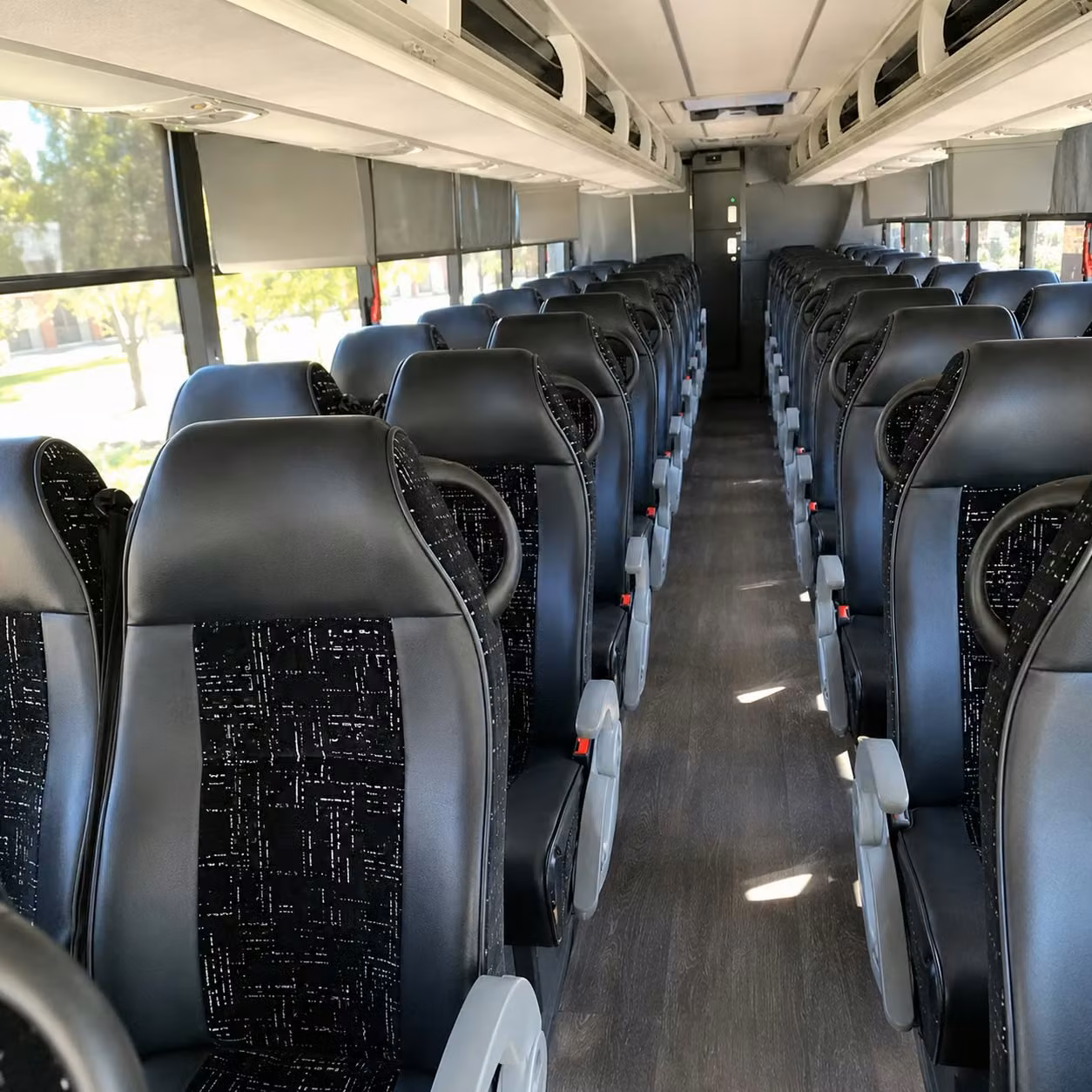 alexandria charter bus interior