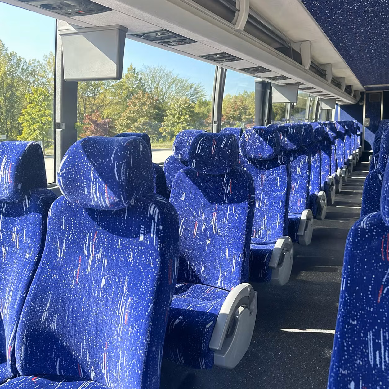 alexandria charter bus rental inside